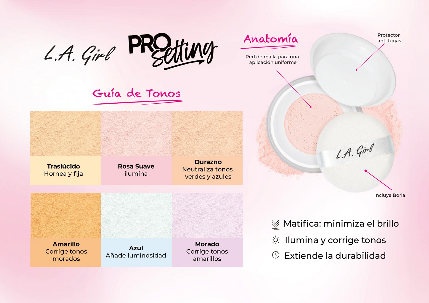 Polvo Suelto PRO Setting LA Girl
