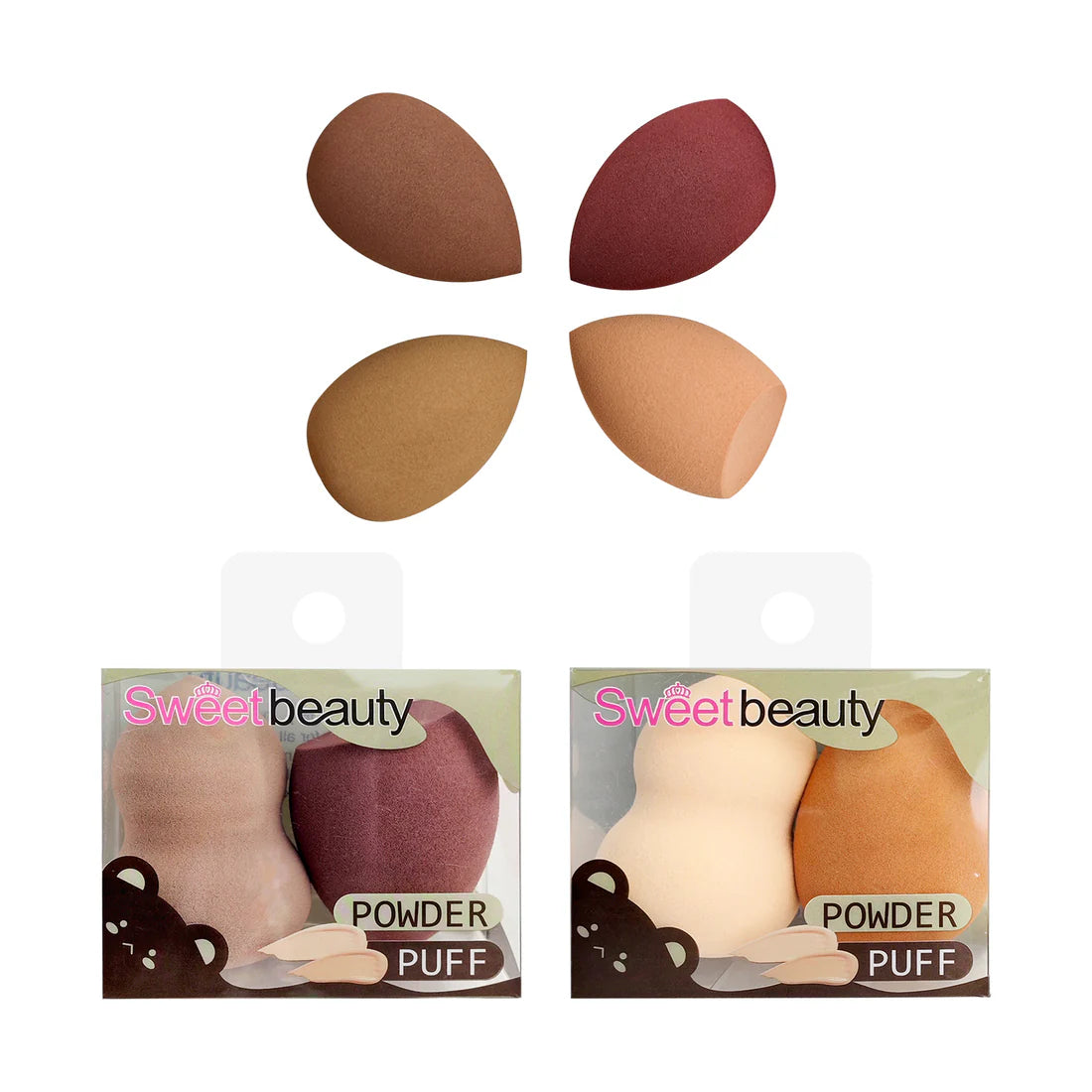Set de Esponjas de Maquillaje x2