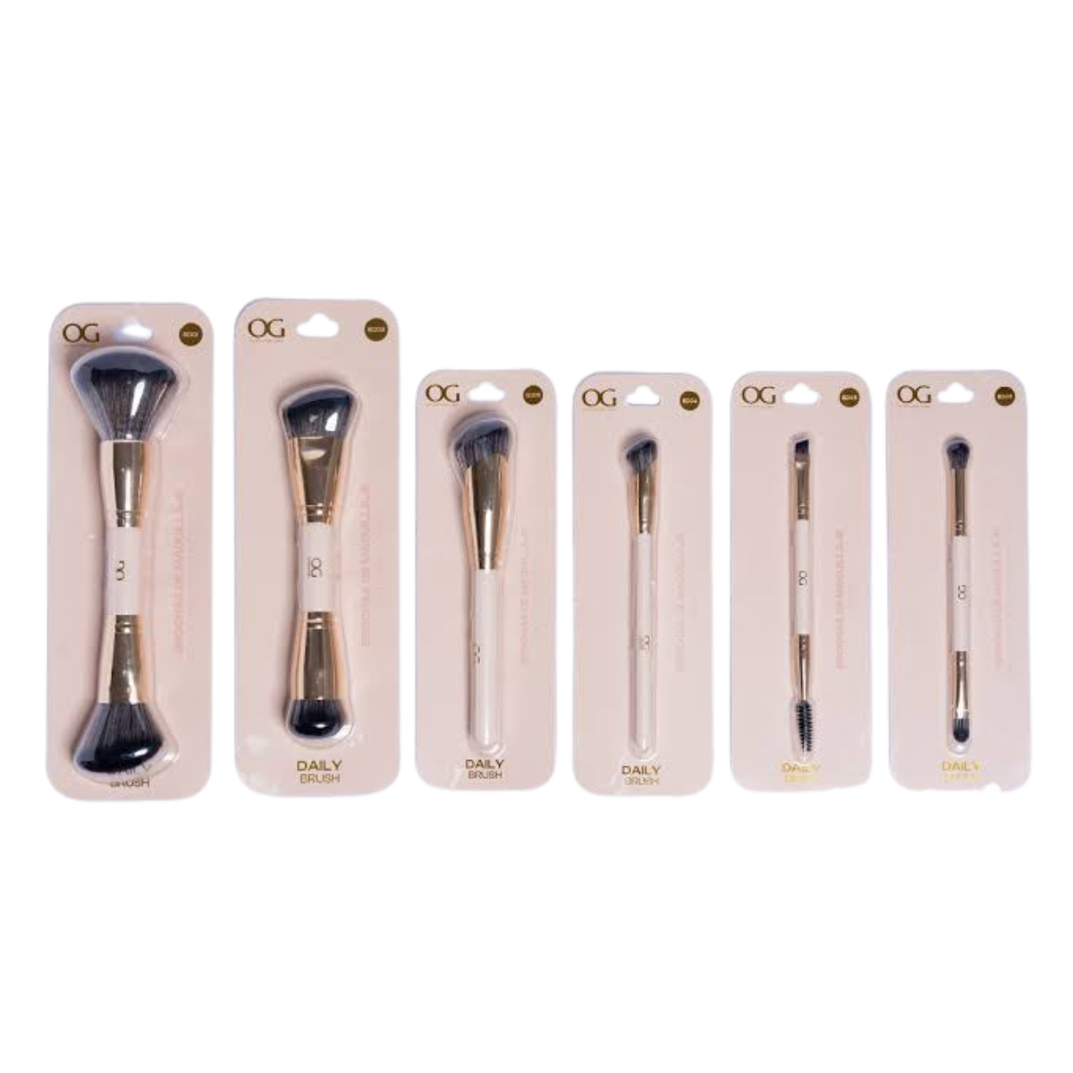 Brocha Profesional Doble Contorno/Base Daily Brush OG